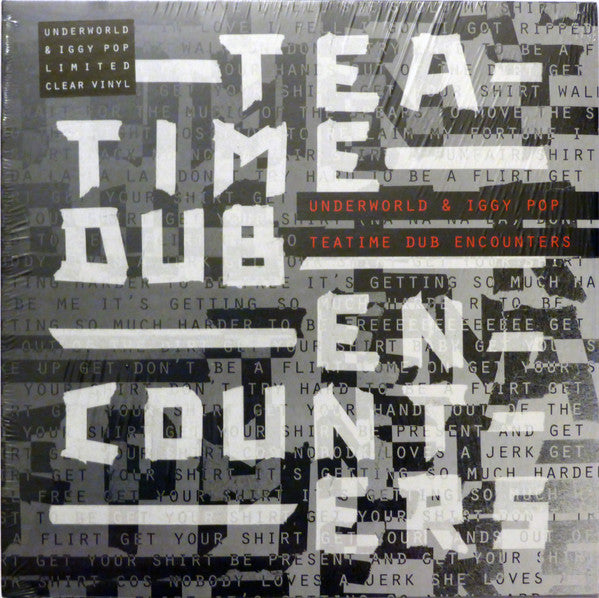 UNDERWORLD / IGGY POP - TEATIME DUB ENCOUNTERS (TRANSLUCENT LP)