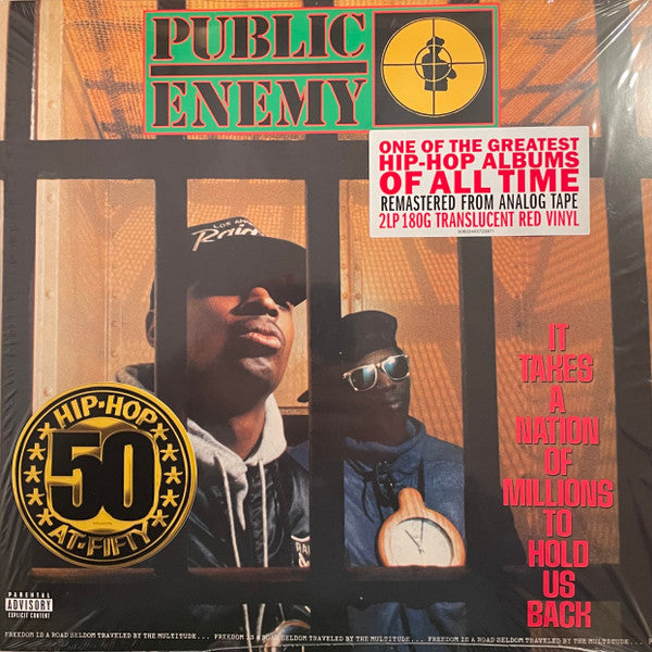 PUBLIC ENEMY - IT TAKES A NATION OF MILLIONS TO HOLD US BACK (35TH ANNIVERSARY) (TRANSLUCENT RUBY RED VINYL/2LP)