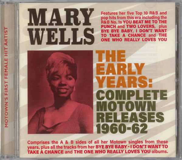 WELLS,MARY - EARLY YEARS: COMPLETE MOTOWN RELEASES 1960-62