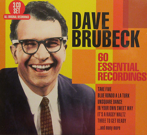 BRUBECK,DAVE - 60 ESSENTIAL RECORDINGS (3CD BOX)