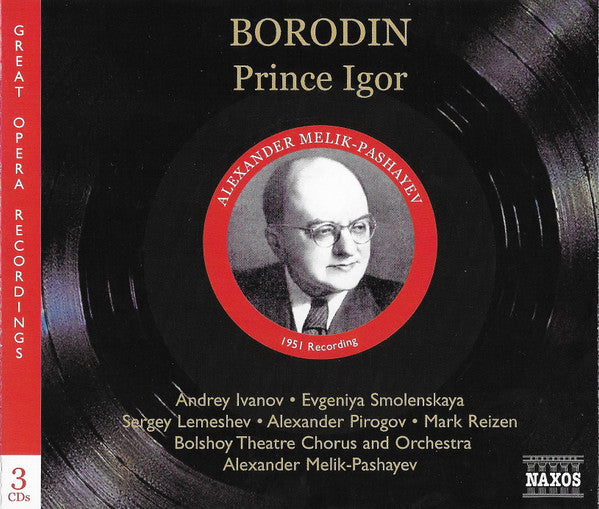 MELIK-PASHAYEV,ALEXANDER - BORODIN: PRINCE IGOR