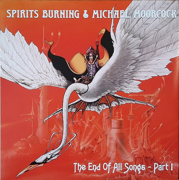 SPIRITS BURNING & MOORCOCK,MICHAEL - END OF ALL SONGS (ORANGE MARBLE VINYL)