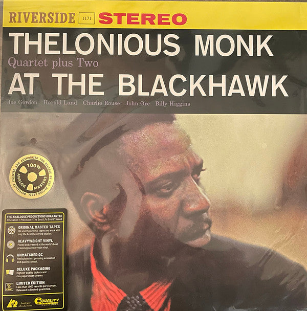 MONK,THELONIOUS QUARTET PLUS TWO - AT THE BLACKHAWK (180G)