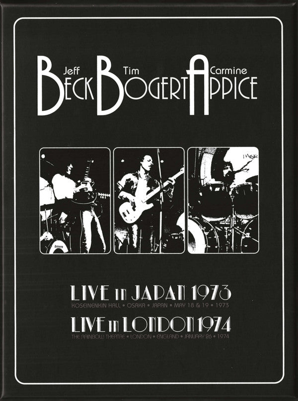 BECK, BOGERT & APPICE - LIVE 1973 & 1974 (4CD)
