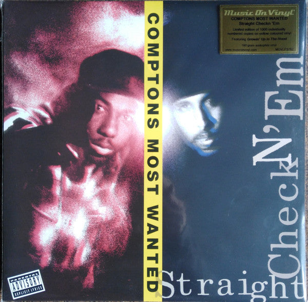 COMPTON'S MOST WANTED - STRAIGHT CHECKN EM (YELLOW VINYL/180G)