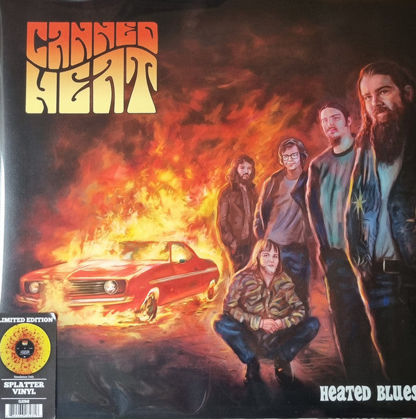 CANNED HEAT - HEATED BLUES (RED & YELLOW SPLATTER VINYL)