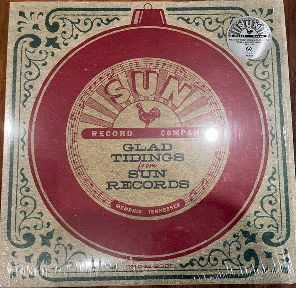VARIOUS ARTISTS - GLAD TIDINGS FROM SUN RECORDS (RED VINYL)