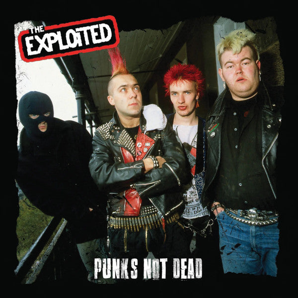 EXPLOITED - PUNK'S NOT DEAD (RED/BLACK SPLATTER 7INCH)