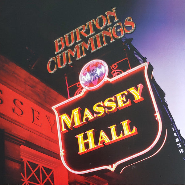 CUMMINGS,BURTON - MASSEY HALL (RED VINYL/2LP)