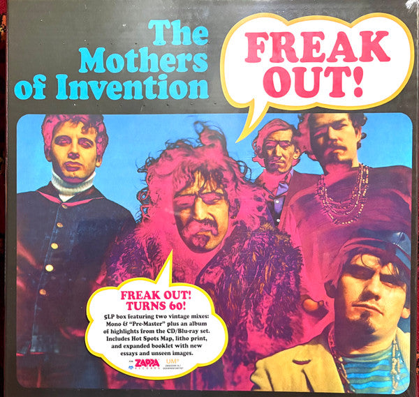 ZAPPA FRANK & THE MOTHERS OF INVENTION - FREAK OUT! (60TH ANNIVERSARY) (180G/5LP)