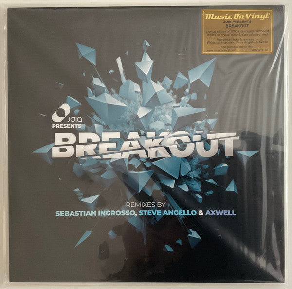 VARIOUS ARTISTS - JOIA PRESENTS BREAKOUT (CRYSTAL CLEAR & SOLID BLUE MARBLED VINYL/180G/NUMBERED)
