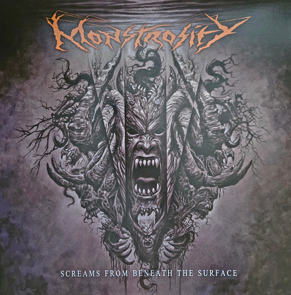 MONSTROSITY - SCREAMS FROM BENEATH THE SURFACE (GRAY MARBLED VINYL)