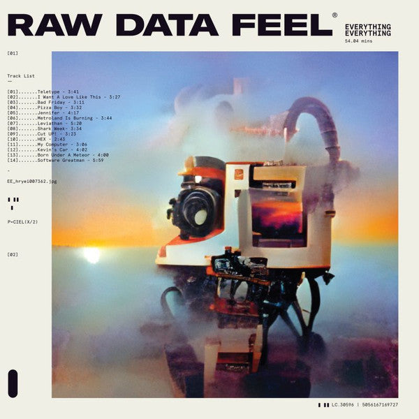 EVERYTHING EVERYTHING - RAW DATA FEEL (CLEAR VINYL)