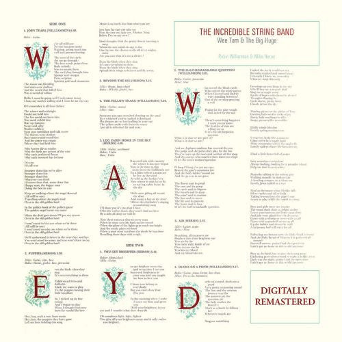 INCREDIBLE STRING BAND - WEE TAM & THE BIG HUGE (REMASTERED)