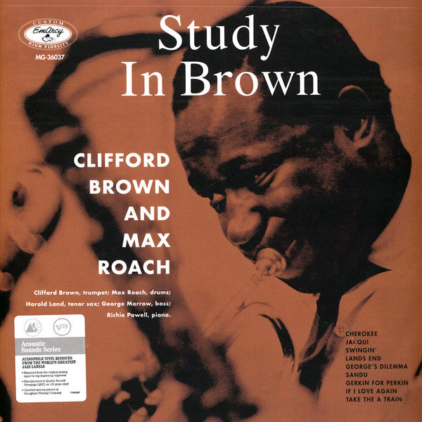 BROWN,CLIFFORD & MAX ROACH - STUDY IN BROWN (VERVE ACOUSTIC SOUNDS SERIES)