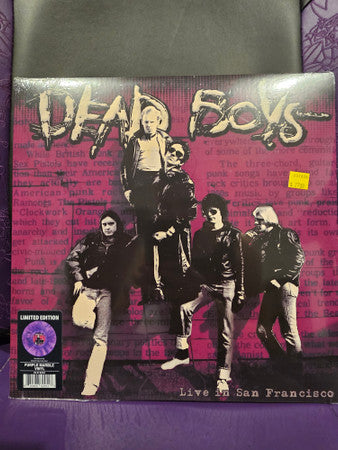 DEAD BOYS - LIVE IN SAN FRANCISCO (PURPLE MARBLE VINYL)