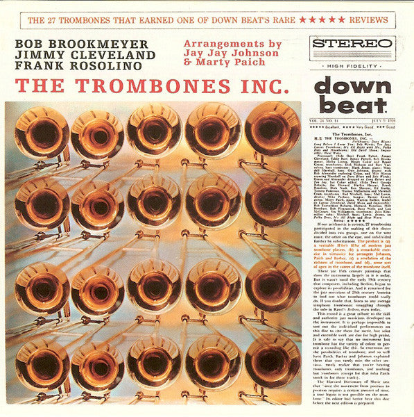 BROOKMEYER,BOB / CLEVELAND,JIMY / ROSOLINO,FRANK - TROMBONES INC.