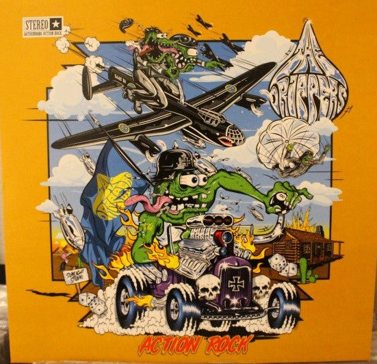 DRIPPERS - ACTION ROCK (CLEAR YELLOW/GREEN SPLATTER VINYL)