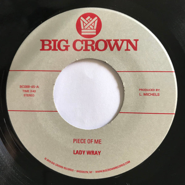 LADY WRAY - PIECE OF ME B/E COME ON IN