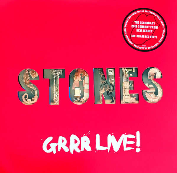 ROLLING STONES - GRRR LIVE! (RED VINYL/180G/3LP)