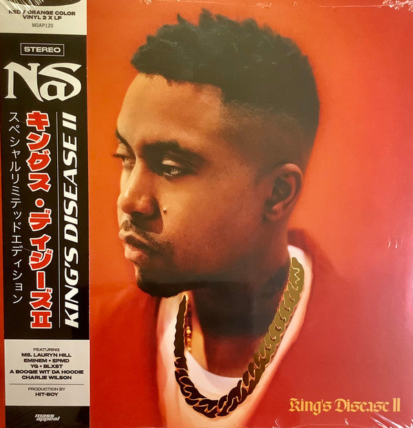 NAS - KING'S DISEASE II (RED & TANGERINE COLORED VINYL/2LP)