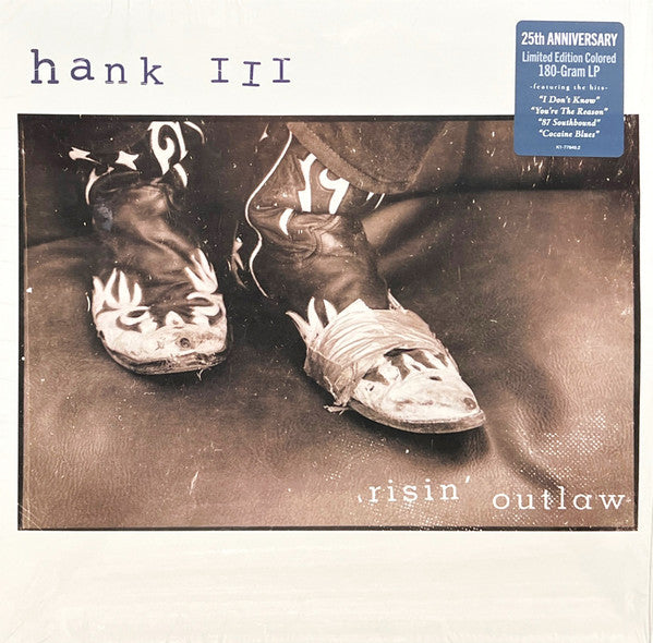 WILLIAMS III,HANK - RISIN OUTLAW (25TH ANNIVERSARY/140G/COLOR VINYL)