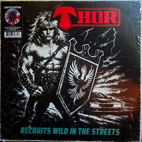 THOR - RECRUITS WILD IN THE STREETS (LIMITED EDITION/CLEAR/RED/BLACK/WHITE HAZE/SPLATTER VINYL)