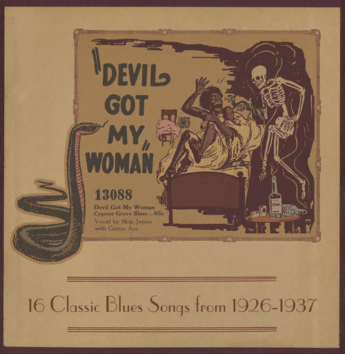 VARIOUS ARTISTS - DEVIL GOT MY WOMAN: 16 CLASSIC BLUES SONGS FROM 1926-1937 (TD RED-YELLOW STARBURST VINYL)