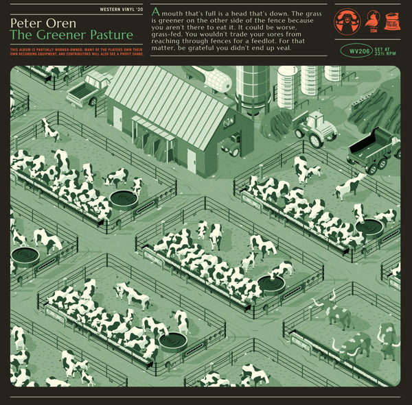 OREN,PETER - GREENER PASTURE (GREEN VINYL)