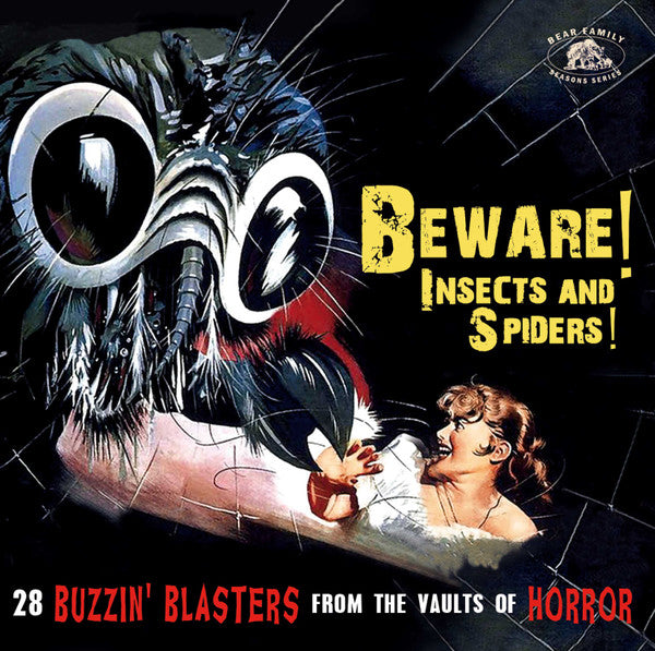 VARIOUS ARTISTS - HALLOWEEN SPECIAL - BEWARE! INSECTS & SPIDERS- 28 BUZZIN BLASTERS FROM THE VAULTS OF HORROR