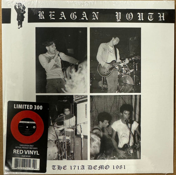 REAGAN YOUTH - 171A DEMO 1981 (RED 7INCH)