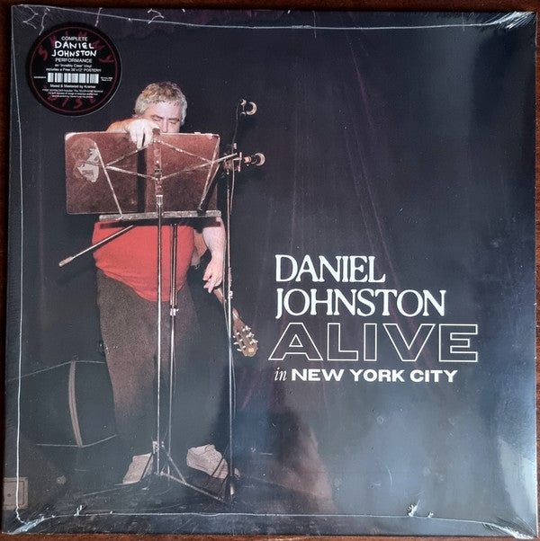 JOHNSTON DANIEL - ALIVE IN NEW YORK CITY (CLEAR VINYL)
