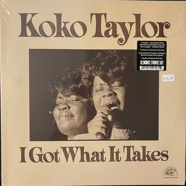 TAYLOR KOKO - I GOT WHAT IT TAKES (RED TRANSLUCENT VINYL)