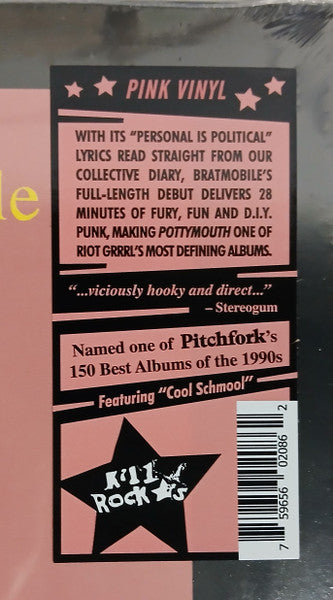 BRATMOBILE - POTTYMOUTH (PINK VINYL)
