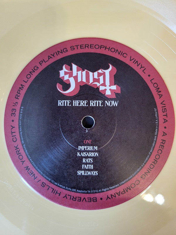 GHOST - RITE HERE RITE NOW (OST) (2LP)