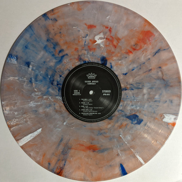 SILVER APPLES - CONTACT (BLUE W/ WHITE & BLACK SWIRL VINYL)