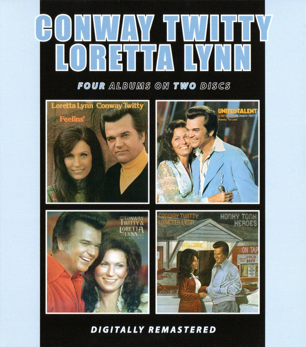 TWITTY,CONWAY & LORETTA LYNN - FEELINS/UNITED TALENT/DYNAMIC DUO/HONKY TONK HEROES