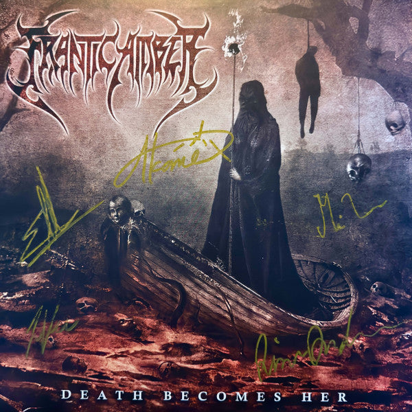 FRANTIC AMBER - DEATH BECOMES HER (BLOODRED MARBLED VINYL)