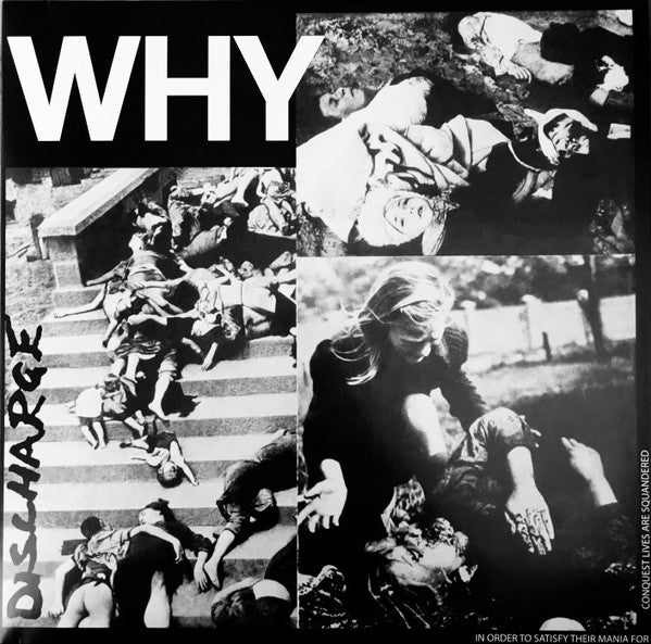 DISCHARGE - WHY (RED VINYL)