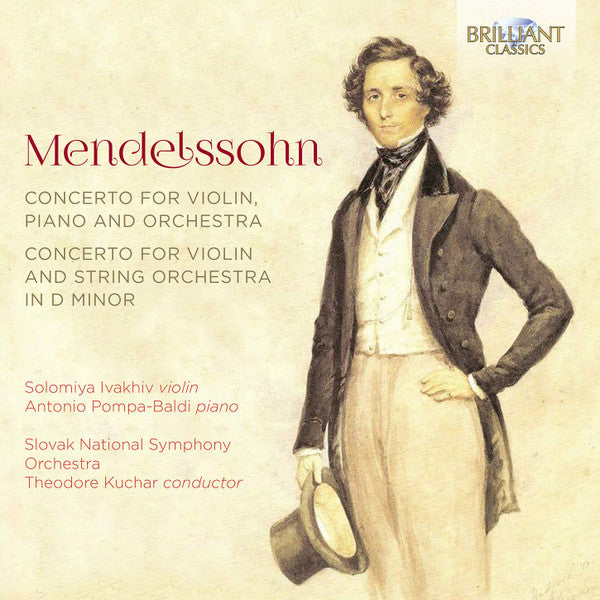 IVAKHIV,SOLOMIYA; ANTONIO POMPA-BALDI; SLOVAK NATIONAL SYMPHONY ORCHESTRA - CONCERTO FOR VIOLIN & STRING ORCHESTRA IN D MINOR, CONCERTO FOR VIOLIN, PIANO & ORCHESTRA