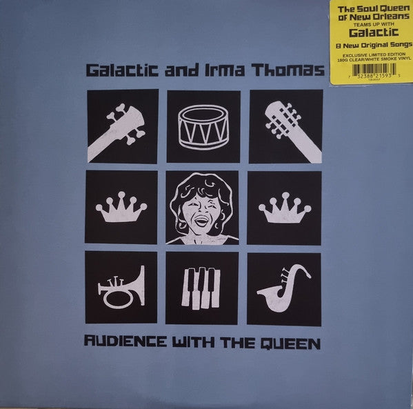 GALACTIC & IRMA THOMAS - AUDIENCE WITH THE QUEEN (CLEAR WITH WHITE SMOKE VINYL)