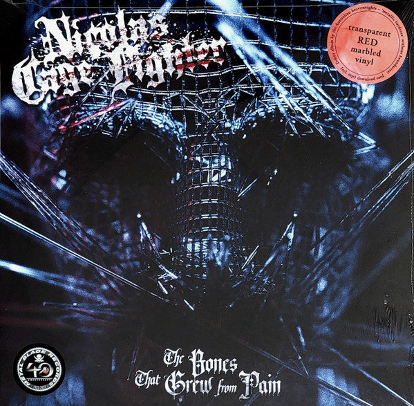 NICOLAS CAGE FIGHTER - BONES THAT GREW FROM PAIN (TRANSPARENT RED MARBLED VINYL)
