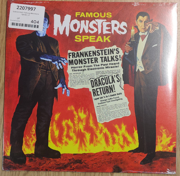 DELL,GABRIEL - FAMOUS MONSTERS SPEAK (RED & BLACK VINYL)
