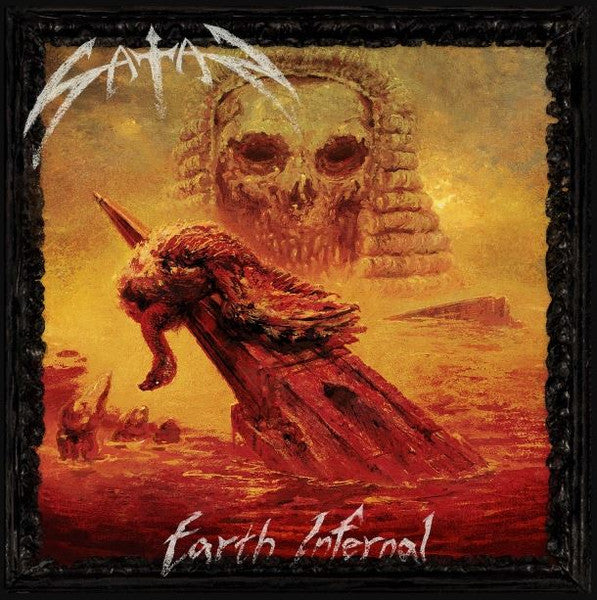 SATAN - EARTH INFERNAL (FIREFLY GLOW MARBLED VINYL)