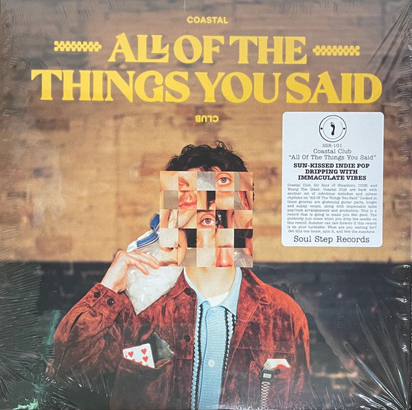 COASTAL CLUB - ALL THE THINGS YOU SAID (BLUE W/ BLACK SWIRL VINYL)