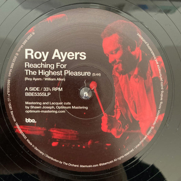 AYERS,ROY - REACHING THE HIGHEST PLEASURE / I AM YOUR MIND PART 2 (PEPE BRADOCK REMIX)