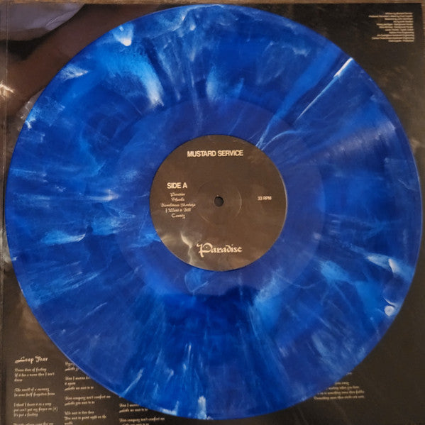 MUSTARD SERVICE - PARADISE (BLUE SWIRL VINYL)