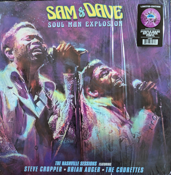 SAM & DAVE - SOUL MAN EXPLOSION (PURPLE HAZE SPLATTER VINYL)