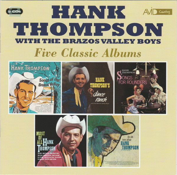 THOMPSON,HANK - SONGS OF THE BRAZOS VALLEY / DANCE RANCH / SONGS FOR ROUNDERS / MOST OF ALL / AN OLD LOVE AFFAIR
