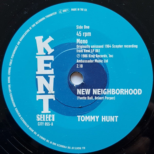 HUNT,TOMMY - NEW NEIGHBORHOOD / I'M LONELY FOR YOU